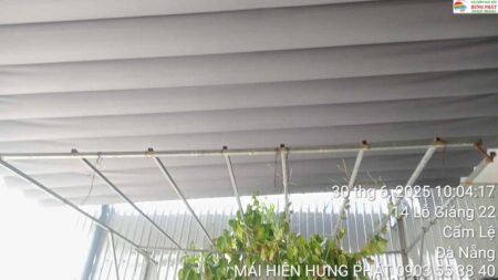 Mái xếp di động thi công lắp đặt trong ngày tại Đà Nẵng (1)