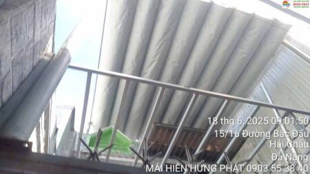 Thay bạt xếp bạt staflet 0.55mm tại 1513 Bắc Đẩu (4)
