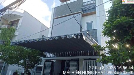 Lắp mới mái che xếp tại 01 Chính Hữu, Sơn Trà (1)