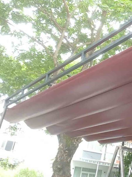Thay bạt mái xếp tại khu euro 1 Sơn Trà (1)
