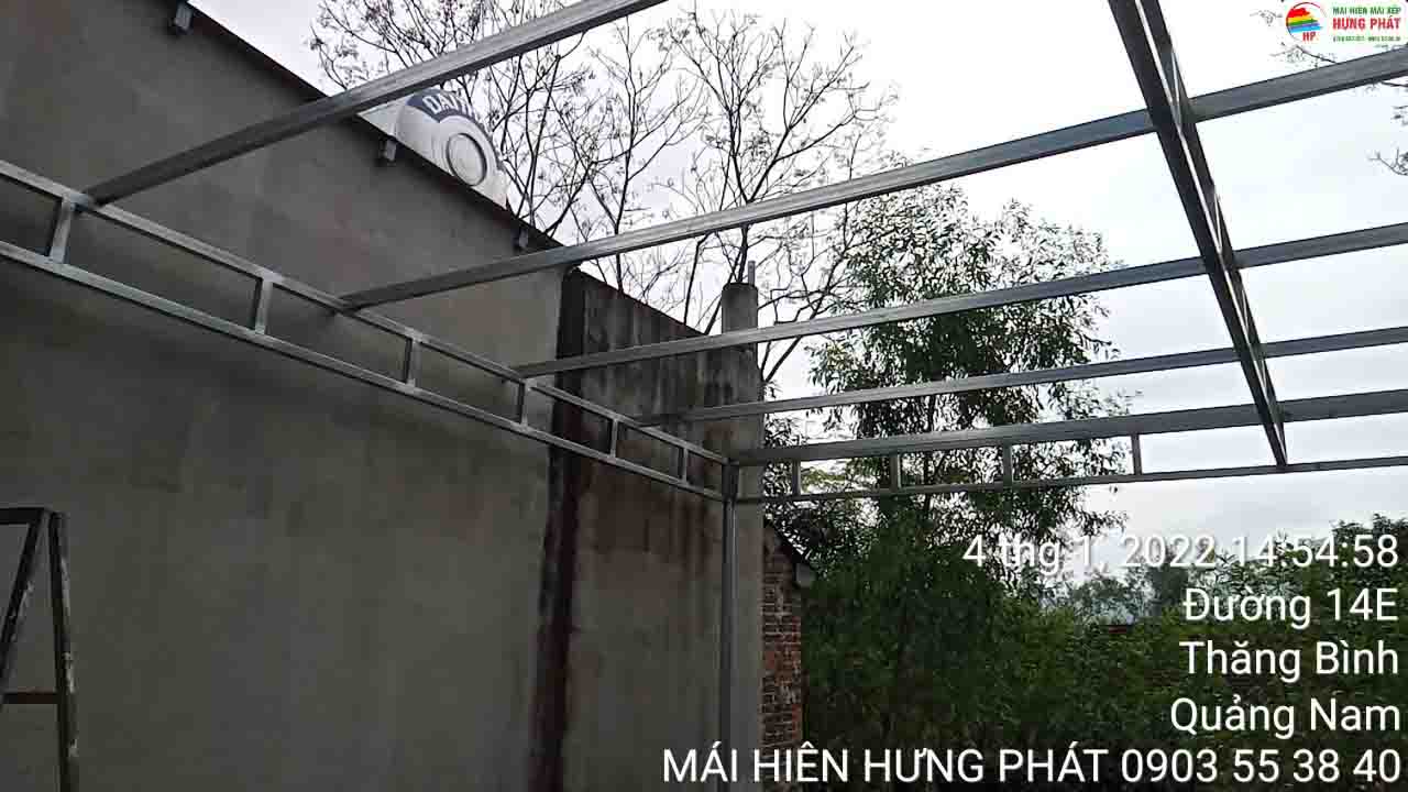 Báo Giá Lắp Đặt Mái Tôn Cố Định Đà Nẵng Mới Nhất