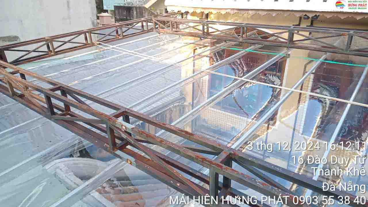Lắp Đặt Mái Che Lấy Sáng Đà Nẵng Giúp Nhà Mát Hơn