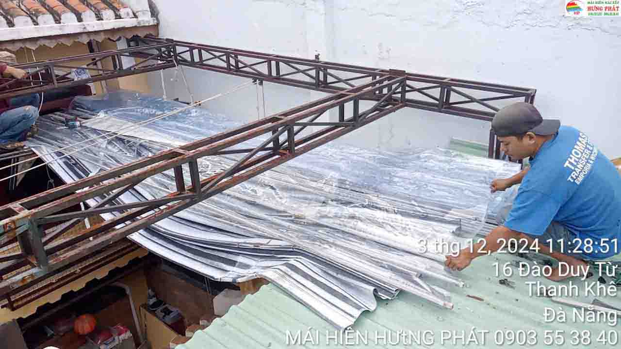 Lắp Đặt Mái Che Lấy Sáng Đà Nẵng Giúp Nhà Mát Hơn